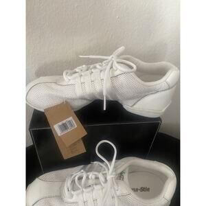 Sansha S37 Dyna-Stie Dance Sneaker White Size 10M NWT